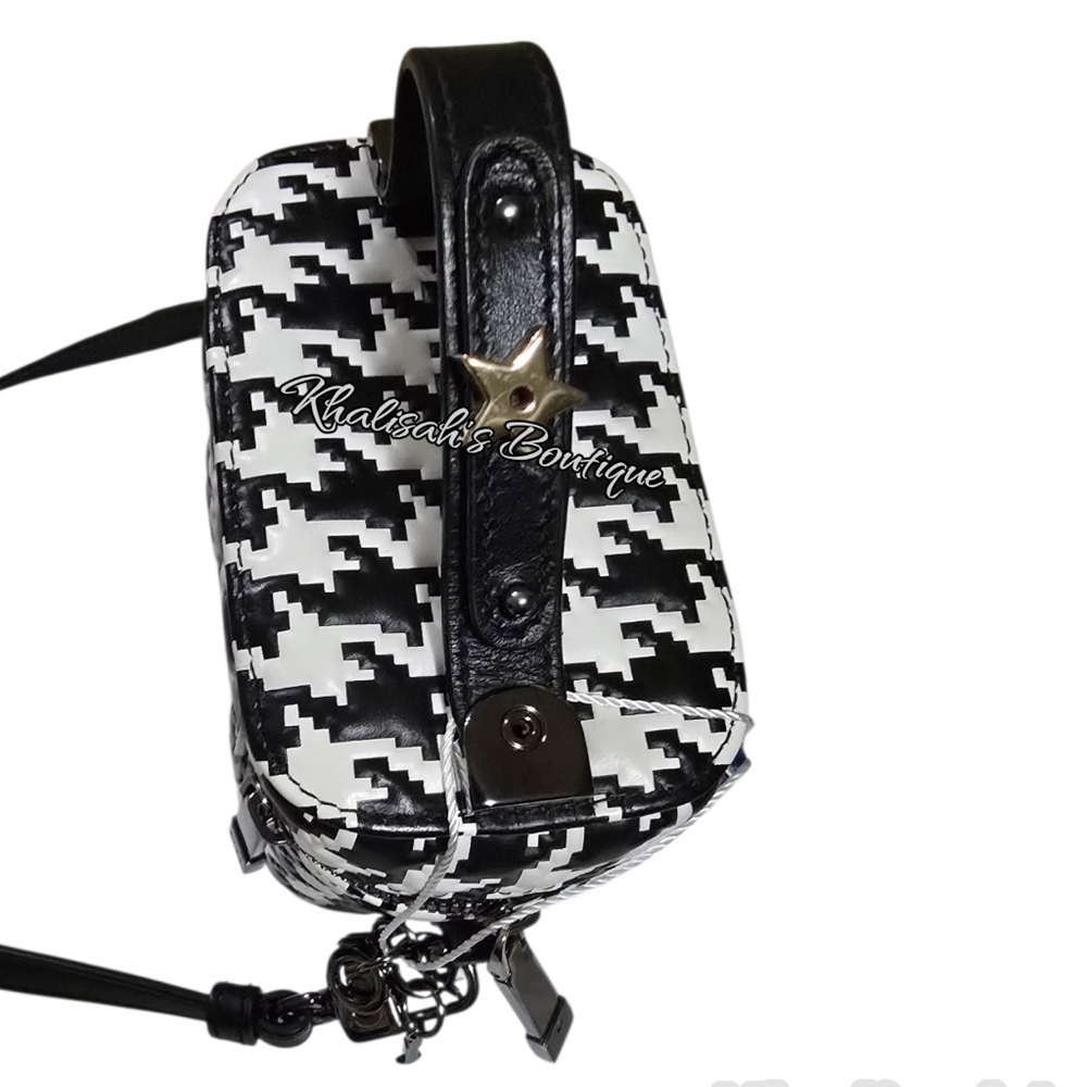 Like NEW! LADY DIOR Houndstooth Bag Micro Lady Dior Vanity Case - Picture 13 of 16